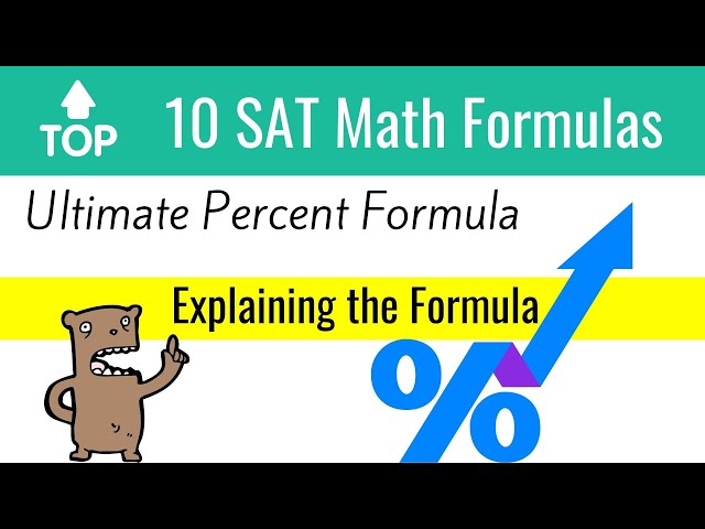 Ultimate Percent 💯Change Formula [TOP 10 SAT Formulas]