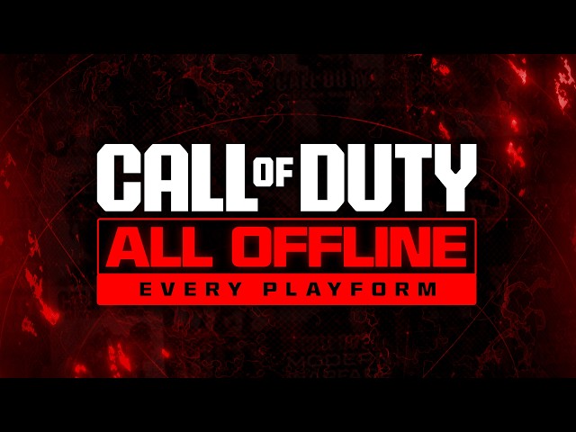 EVERY CALL OF DUTY GAME WENT OFFLINE... (ALL PLATFORMS)