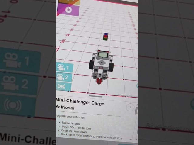 Can This LEGO EV3 Robot Beat the Cargo Reveal Challenge? 🤖🔥  | Virtual Robot Simulator