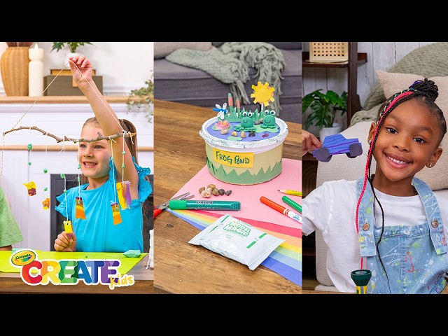 Everyday Crafts Kids Will LOVE! ❤️🎨 | Crayola Create Kids Craft Compilation