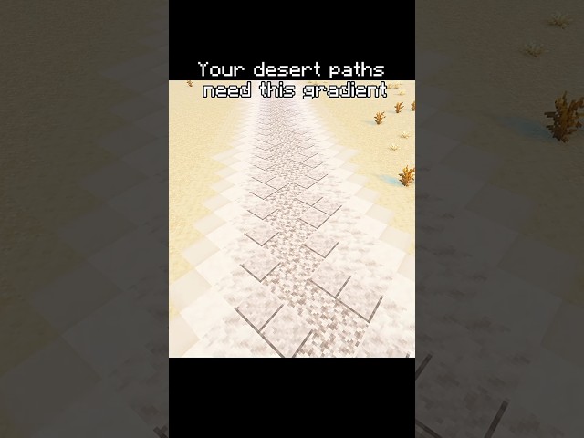Six Blocks That Make a Perfect Desert Gradient