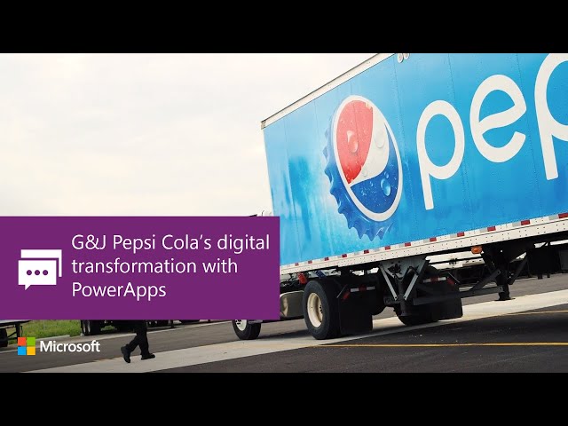 G&J Pepsi Cola’s digital transformation with PowerApps