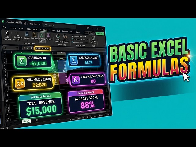 Basic Formulas in MS Excel