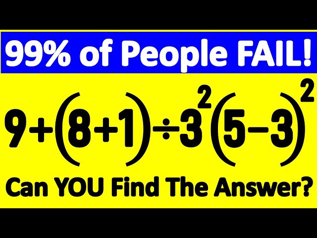 These 3 Math Problems Will Trick Almost Everyone! Will You Get Them Right? 🔥