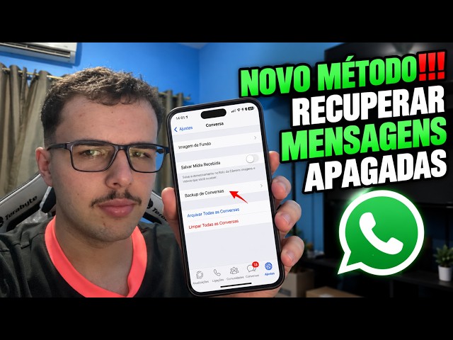 Como Recuperar Mensagens Apagadas do WhatsApp! Passo a Passo atualizado