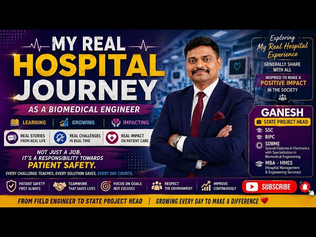 *🎯 👉 My Real Hospital Journey 🏥 | From Field Engineer to State Project Head | Serving Society*