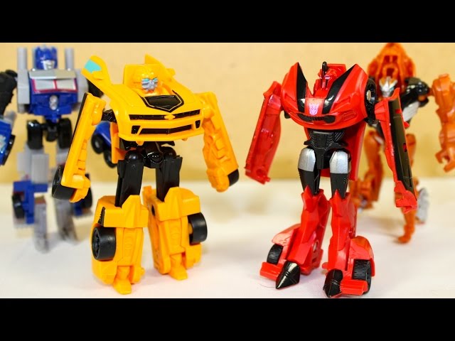 TRANSFORMERS 4 & 6 Step Changers Stinger and Bumblebee
