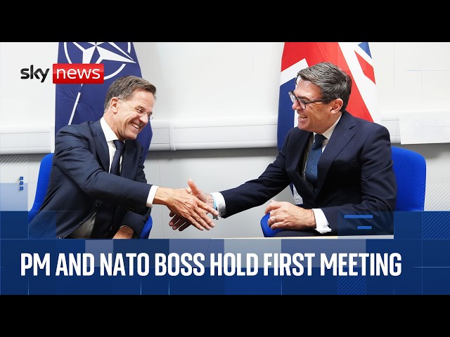 Burnham meets NATO boss for the first time