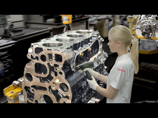 Inside Toyota’s US 4-Cylinder engine Factory – Building "never" recalled 2.4 & 2.5L engines