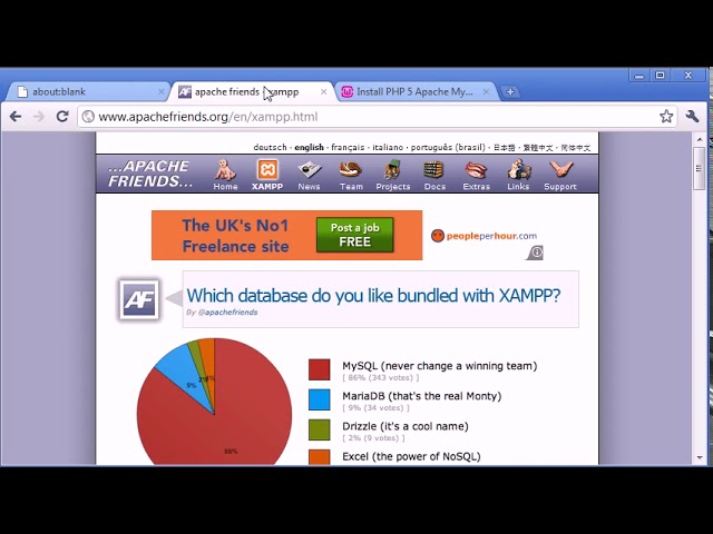 PHP   2   Installing XAMPP Part 1