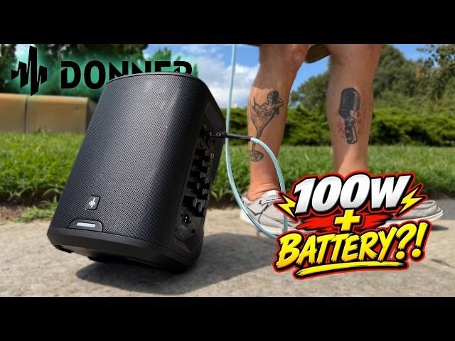 This Portable PA Has 100W, Battery Power & Wireless Stereo?! | Donner MT-2