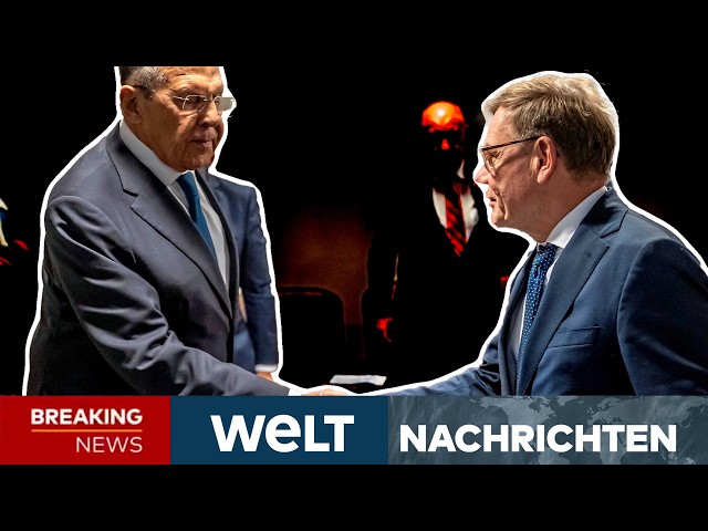 UKRAINE-KRIEG: Donnerschlag! Brisantes Treffen! "Klar gewarnt!" Wadephul trifft Lawrow! I LIVESTREAM