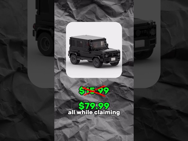 Why are Lego cars so expensive?