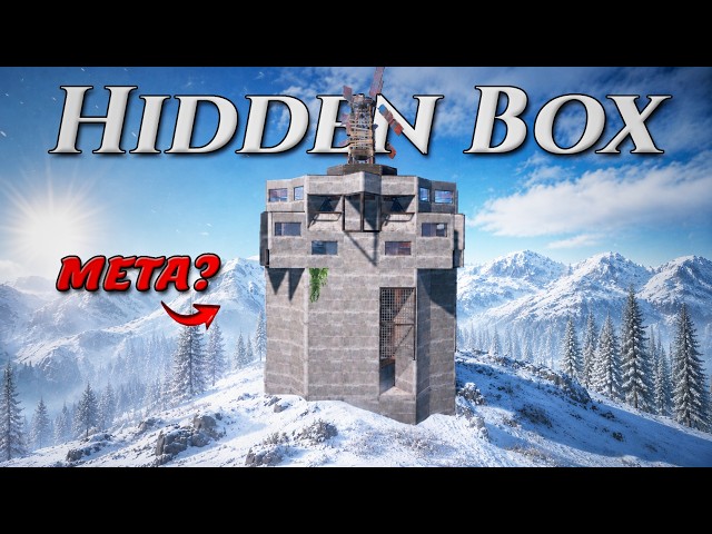 The Hidden-Box - Duo/Trio META Snowball - Online Raid Tank - Rust Base Designs 2026