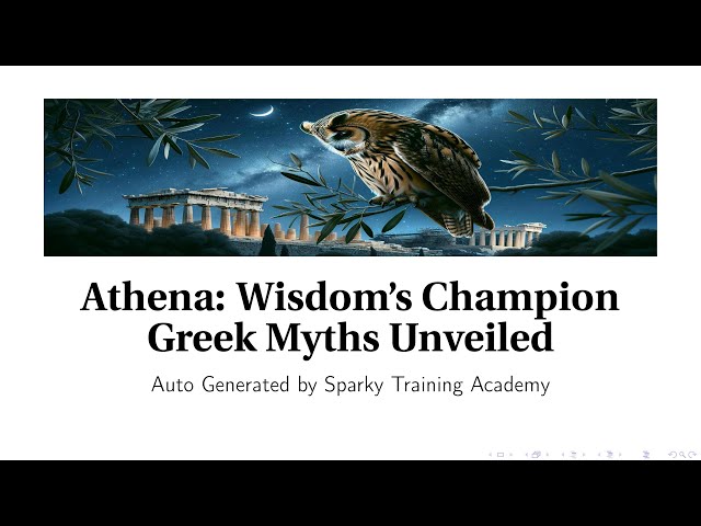 Athena: Wisdom's Champion