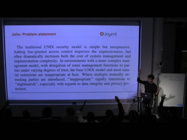 Bryan Cantrill on Jails and Solaris Zones