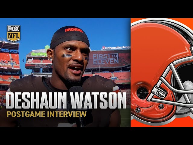 'I love Cleveland.' Deshaun Watson reflects on his clutch performance in win vs Panthers