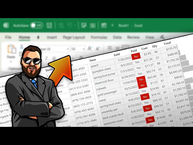 Table formatting tips in Excel π¨