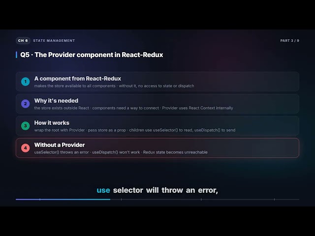 Provider, connect() & Redux Thunk | React Native Interview (6.3)