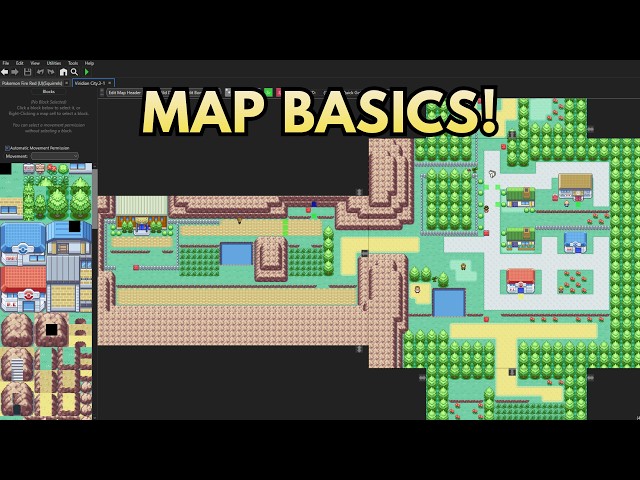 Pokémon Rom Hacking for Newbies: Map Basics! Hex Maniac Advanced Tutorial.