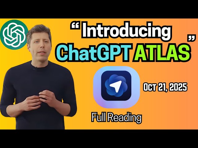 ChatGPT Atlas: The AI Browser that Will Change Internet!