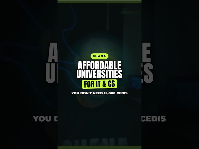 5 Affordable Universities in Ghana for IT & Computer Science 🎓💻#EKBernard #UniversityInGhana