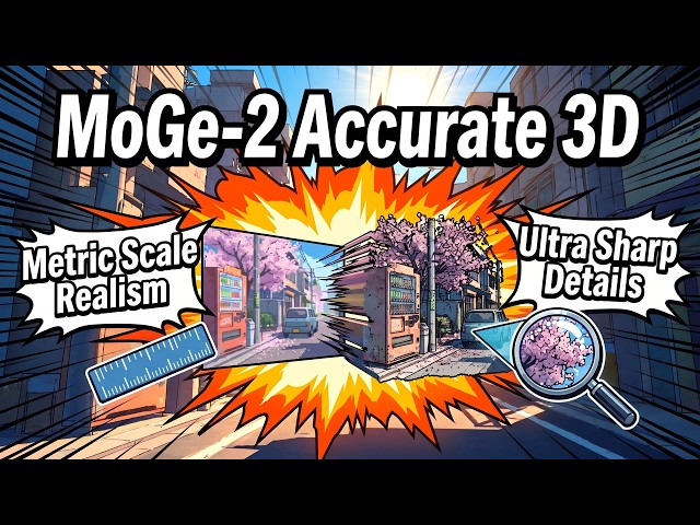 Turn Any Single Image into Accurate 3D with MoGe-2
