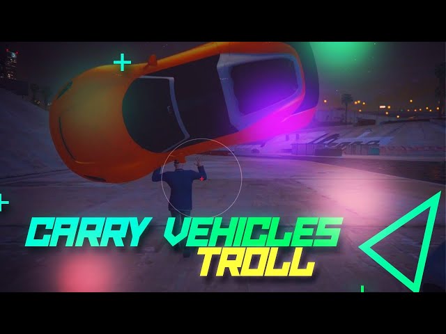 How To Carry/Throw Vehicles FiveM Troll Using Eulen Cheats - Eulen.gg