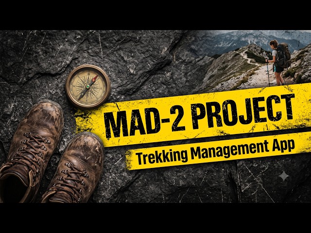 Trekking Management App V2 | MAD 2 Project Demo | Full Stack Web App #mad2 #project #iitmadras