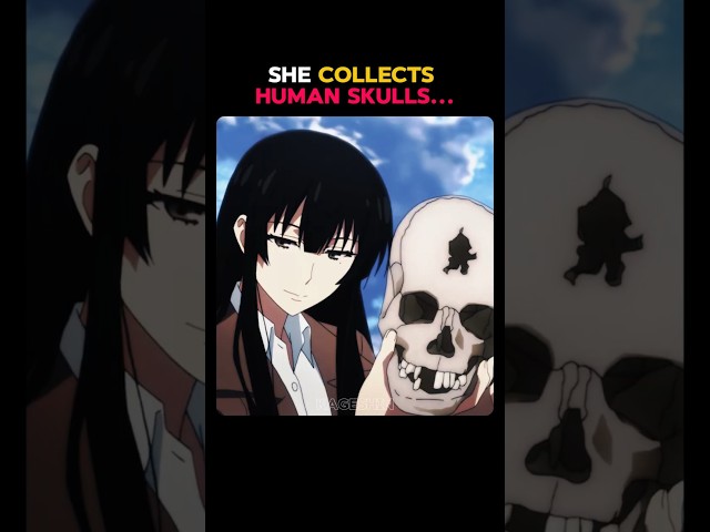 She collects human skulls 💀