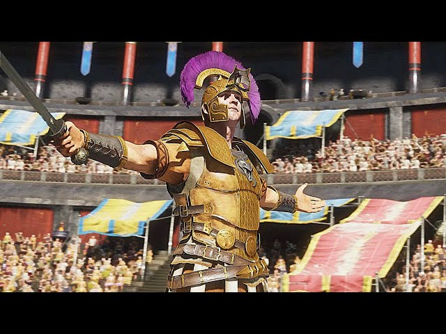 Damocles VS Commodus - Gladiator Colosseum Fight Scene - Ryse Son of Rome
