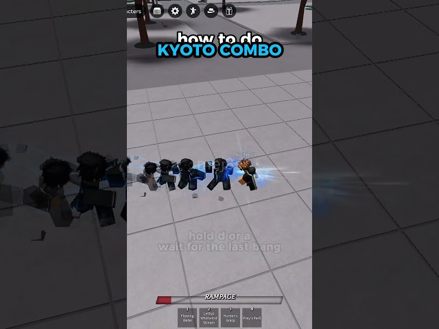 HOW TO DO KYOTO COMBO | TSB #roblox #trending #tutorial