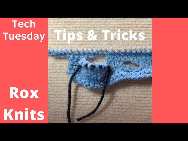 Casting on at the beginning, middle or end of a row // Technique Tuesday