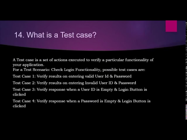 Frequently asked Manual Software Testing Interview Questions - Part 1