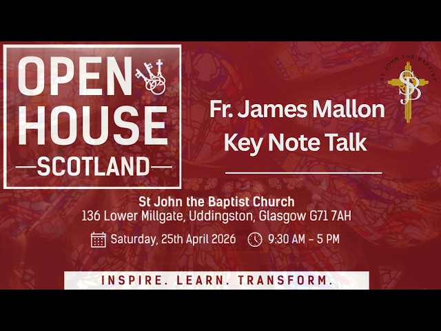 St John the Baptist Divine Renovation Open Day Opening Session Fr Mallon - Key Note Talk