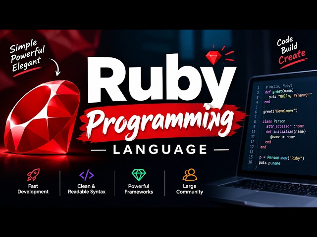 Ruby Programming Language सीखें हिंदी में | Beginners के लिए आसान Tutorial