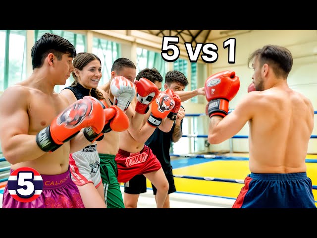 Peereira vs 5 Boxeadores
