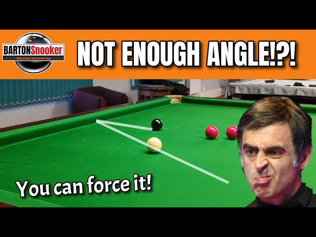 Snooker Cue Ball Control | Making The Angle