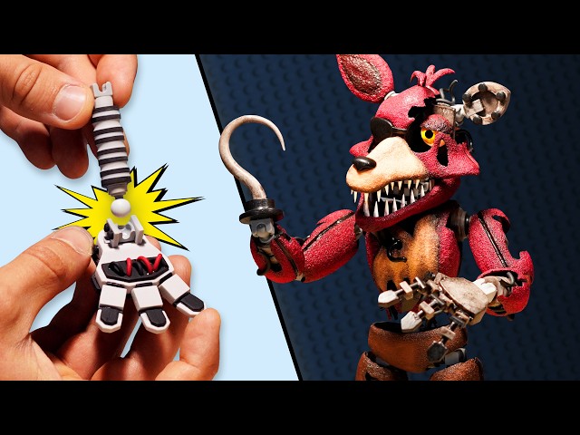 Can LEGO joints make Withered Foxy fully articulated?