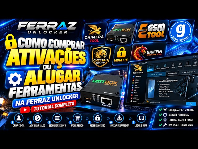⚡🧑‍💻How to Buy Activations and Rent Tools on Ferraz Unlocker | Complete Tutorial (2026)