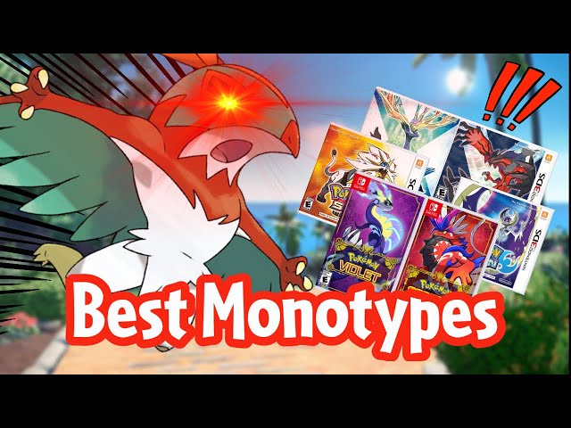 The Best Monotype Run for Each Game | Part 2