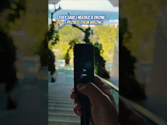 They said I needed a drone… I proved them wrong #Insta360 @insta360