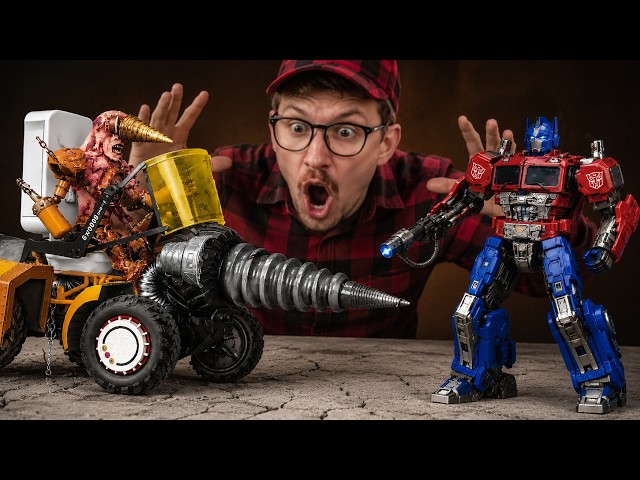 *NEW* Skibidi Titan Monsters vs Optimus Prime! 🚽🤖 The Ultimate DIY Battle