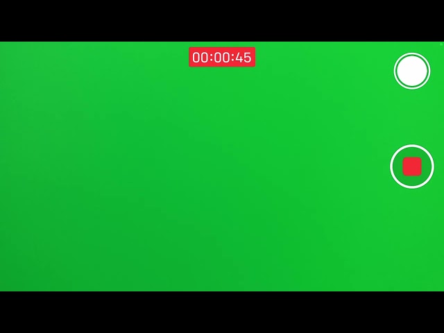 IPhone Camera Screen recording green screen | Royalty Free Stock Footage