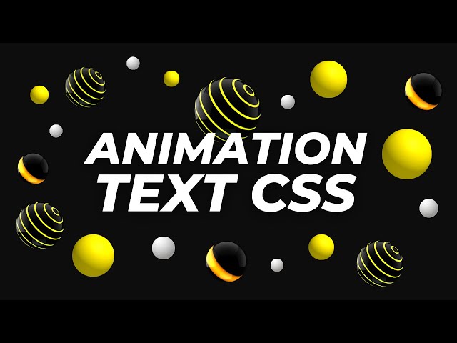 Simple Text Animation CSS | Moving Background Text