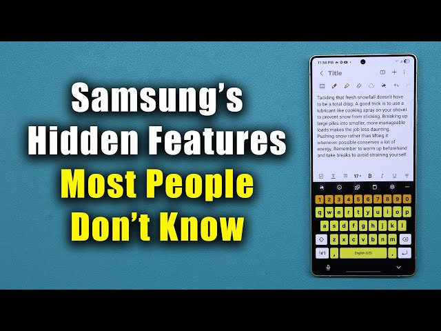 5 Hidden Features for All Samsung Galaxy Smartphones (One UI 8.0, 7.0, etc)