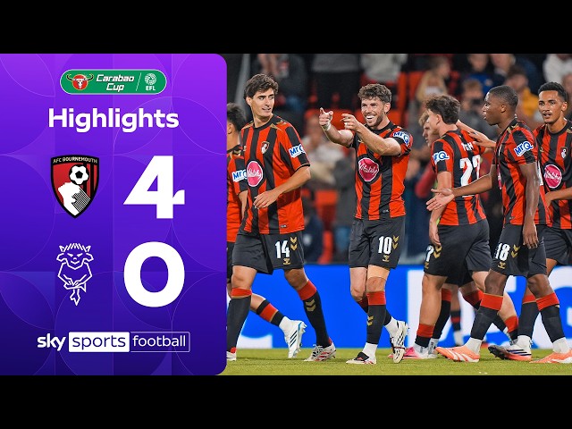 Christie nets HAT-TRICK in Bournemouth rout! 🔥 | Bournemouth 4-0 Lincoln | Carabao Cup Highlights