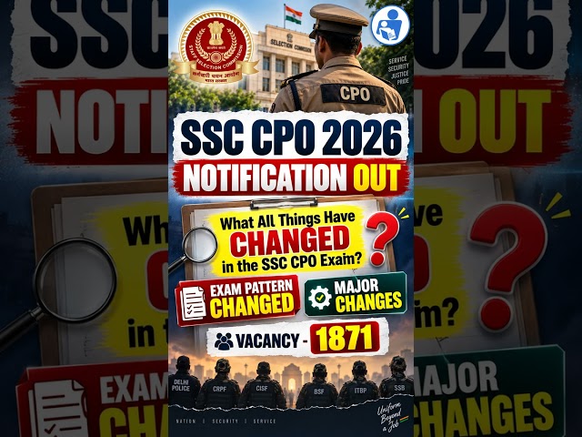 What All Things Have Changed in the SSC CPO Exam? #ssccpo2026