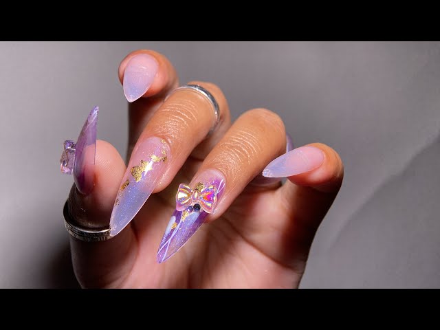 Super Gorgeous & Cute Nail Design for Beauties - LDS Aurora Top Coat #shorts #nails