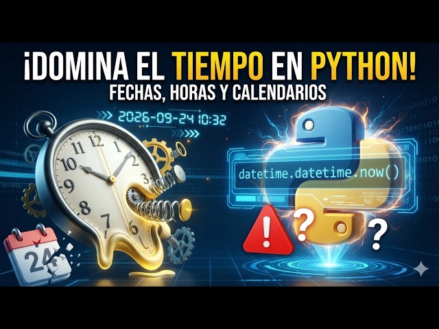 Domina el Tiempo en Python: Fechas, Horas y Calendarios + Examen